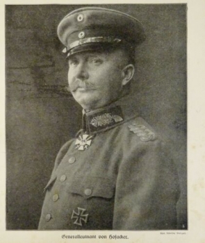 1917 - alter Druck - Generalleutnant von Hofacker